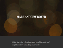 Tablet Screenshot of markandrewboyer.com